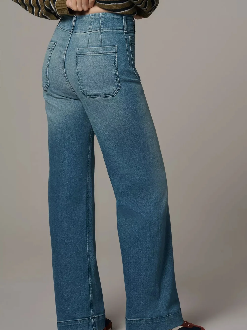 Colette Full-Length Wide-Leg Jeans by Maeve; Anthropologie 16 - Picture 2 of 7